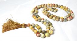 Colorful Agate Japa Beads